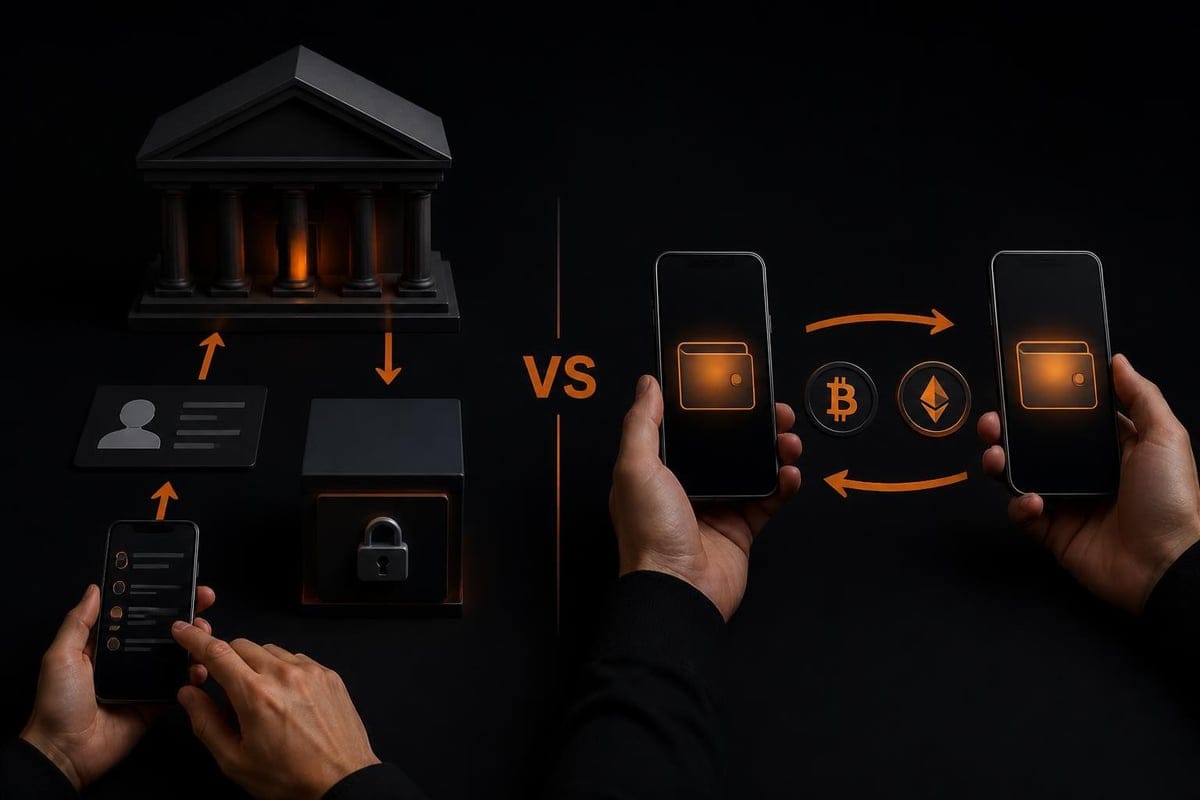 Custodial vs non-custodial swap process