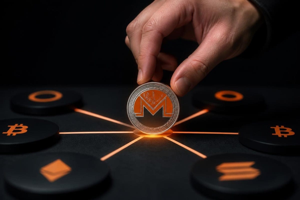 Privacy coin trading routes