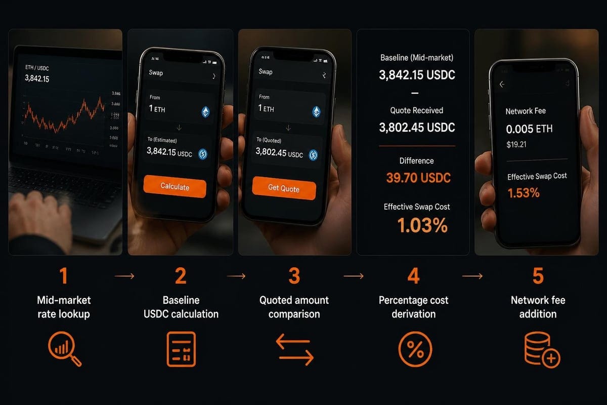 All-in cost calculation