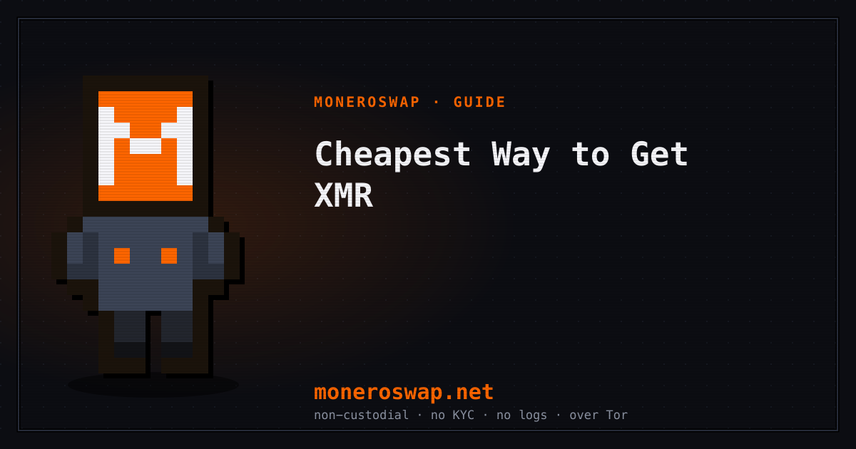 The Cheapest Way to Get Monero With Low Fees