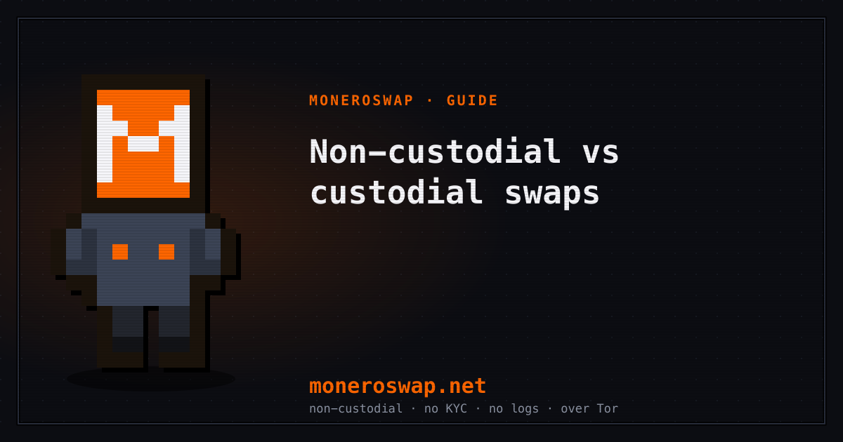 Non-custodial vs custodial swaps: how to tell, and why it matters